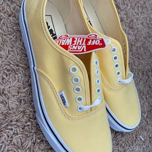 Brand new yellow vans